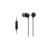 SONY MDR-EX15AP - Sluchátka do uší s mikrofonem - Black