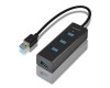 AXAGON HUE-S2B, 4x USB3.0 CHARGING hub, micro USB nap. konektor