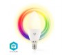 Nedis WIFILRC10E14 - SmartLife LED žárovka|Wi-Fi | E14 | 470 lm | 4.9 W | RGB / Teplé až chladné bílé | Android / IOS| s