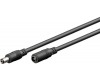 PremiumCord Prodlužovací kabel napájecího konektoru 5,5/2,1mm, délka: 10m