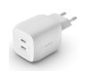 Belkin BOOST CHARGE™ Duální 45W USB-C Power Delivery GaN PPS nástěnná nabíječka, bílá