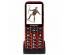 EVOLVEO EasyPhone LT, mobilní telefon pro seniory s nabíjecím stojánkem (červená barva)
