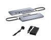 I-tec USB-C Metal Ergonomic 3x 4K Display Docking Station + Power Delivery 100 W