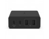 Belkin BOOST CHARGE™ 108W 4-portová USB-C Power Delivery GaN nástěnná nabíječka (USB-C 96W + USB-A 12W), černá