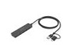 Digitus USB 3.0 Hub 4-Port, Slim Line, 1,2m kabel
