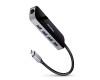 AXAGON HMC-5HL USB 5Gbps hub, 2x USB-A, HDMI 4k/60Hz, RJ-45 GLAN, PD 100W, kabel USB-C 20cm