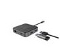 Acer 7in1 USB4 8K Multi Display hub: 1x HDMI (až 8K@30Hz), 1x Display Port (až 8K@30Hz), 1x USB-C (Data Transfer až 40Gb