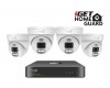 iGET HOMEGUARD HGNVK84804 - kamerový PoE set 2K NVR 8CH + 4x venkovní kamera se zvukem