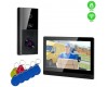 EVOLVEO DoorPhone AHD10, Sada domácího WiFi videotelefonu s ovládáním dveří a RFID, černý 10 monitor, 32GB