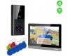 EVOLVEO DoorPhone AHD10, Sada domácího WiFi videotelefonu s ovládáním dveří a RFID, černo stříbrný 10 monitor, 32GB