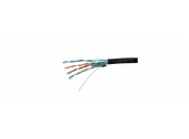 DATACOM OUTDOOR FTP drát CAT5E PE,Fca 100m černý