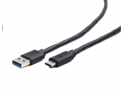 GEMBIRD CABLEXPERT Kabel USB 3.0 AM na Type-C kabel (AM/CM), 1,8m, černý