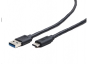 CABLEXPERT Kabel USB 3.0 AM na Type-C kabel (AM/CM), 1,8m, černý