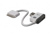 Digitus Apple připojovací a nabíjecí kabel + Usb hub pro Iphone/ipad/ipod