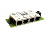 4-portový pasivní POE injektor panel