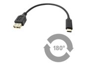 PremiumCord Adaptér USB 3.1 konektor C/male - USB 3.0 konektor A/female, 0,2m OTG