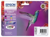 EPSON cartridge T0807 (6color) multipack (kolibřík)