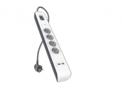 Belkin přepěťová ochrana BSV401 - 4-zásuvka, 2xUSB/2.4A, 2m