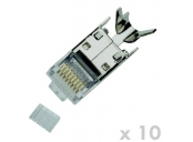 DATACOM Plug STP CAT7(6A) 8p8c- RJ45 drát (10ks)