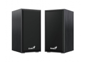 GENIUS repro SP-HF180, 2.0, 6W, USB napájení, 3,5mm jack, dřevěné, černé