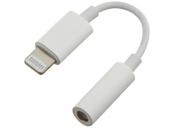 PremiumCord Apple Lightning audio redukční kabel na 3.5 mm stereo jack/female, bílý