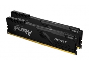 KINGSTON 16GB 3200MT/s DDR4 CL16 DIMM (Kit of 2) FURY Beast Black