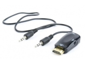 C-TECH redukce HDMI na VGA + Audio, M/F