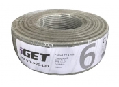 iGET Síťový kabel CAT6 UTP PVC Eca 100m/role
