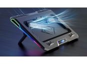 EVOLVEO Ania 10 RGB podsvícení, nastavitelný podstavec pro notebook, regulace otáček,ntb 10-17