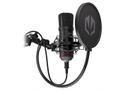 Endorfy mikrofon Solum/streamovací/nastavitelné rameno/pop-up filtr/3,5mm jack/USB-C/USB-A