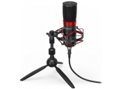 Endorfy mikrofon Streaming T/streamovací/stojánek/pop-up filtr/3,5mm jack/USB-C/USB-A