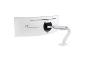 ERGOTRON HX Desk Monitor Arm with HD Pivot (white), stolní rameno, zakřivené monitory  max 49 monitor, bílé