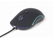 Gembird Myš MUS-UL-02, podsvícená, 2400DPI,  USB, černá