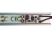 Led vypínač/stmívač do lišty 12/24v bez led kontrolky