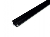 Tm-profil led diagonal 14 alu černý 2000mm