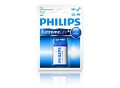 Philips baterie 9V ExtremeLife+, alkalická - 1ks