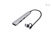 I-Tec USB-A/USB-C Metal HUB 1x USB-C 3.1 + 3x USB 2.0 