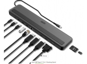 Acer 13in1 Type C Minidock: 3x USB3.0 (5Gbps Data Transfer), 1x USB-C (5Gbps Data transfer), 1x USB-C Power Delivery (up to 100W)
