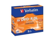 VERBATIM DVD-R(5-pack)DualLayer/Jewel/4x/8, 5GB