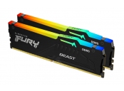 KINGSTON 32GB 6000MT/s DDR5 CL30 DIMM (Kit of 2) FURY Beast RGB EXPO