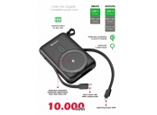 SWISSTEN POWER BANK 10000 mAh PD 20W S INTEGROVANÝMI KABELY  USB-C A LIGHTNING (kompatibilní s MagSafe) 