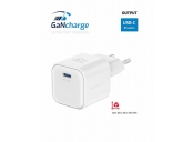 SWISSTEN SÍŤOVÝ ADAPTÉR GaN 1x USB-C 35W POWER DELIVERY BÍLÝ