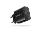 AXAGON ACU-QC18, Nabíječka do sítě 18W, 1x port USB-A, QC3.0/AFC/Apple, černá 