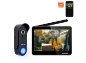 EVOLVEO DoorPhone W7, Sada domácího bezdrátového videotelefonu s WiFi černý monitor