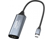 PremiumCord HDMI capture/grabber pro záznam Video/Audio signálu do počítače s konektorem USB3.0 typ C