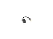 LANBERG adaptér mini DisplayPort 1.1 na Displayport, M/F, kabel 20cm, černý