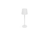 PLATINET TABLE WATERPROOF IP44 REGULATION RECHARGABLE WHTE