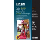 EPSON paper 10x15 - 183g/m2 - 50 sheets - value glossy photo paper