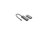 DIGITUS Video Extender Set, USB-C - HDMI, 4K/120Hz CAT6, 30 m