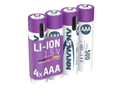 Ansmann Li-ion typ AAA, min. 400mAh, s nabíjecí elektronikou, USB-C